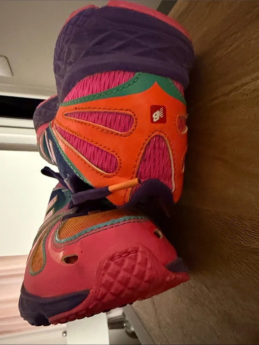 New Balance Kids Colorful Sneakers - Pink, Orange, Purple, Blue & Green